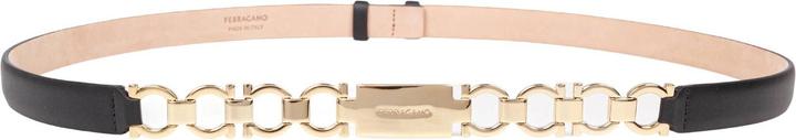 Salvatore Ferragamo Ferragamo bijoux belt in black leather (100)