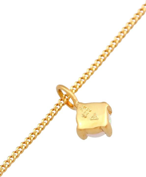 Immagine prodotto Elli Girocollo (Sintetico Opale, Argento 925 placcato oro, 36 cm)