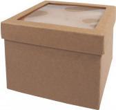 Actual product image Rayher Paper mache box m. Shaker lid, FSC Rec.100%, kra