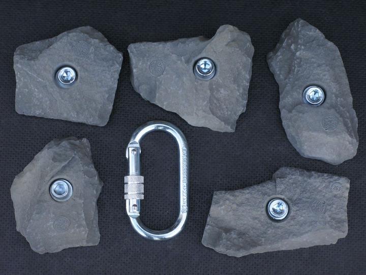 Actual product image KS Klettergriffe Climbing holds set Schesaplana (Natural stone)