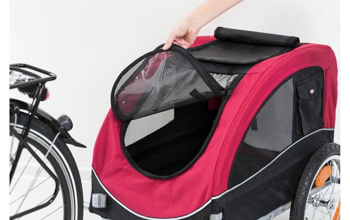 Actual product image Trixie Bicycle trailer M (Dog, Reflectors)