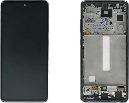 Actual product image Samsung Display unit + frame for A528 Galaxy A52S 5G black GH82-26861A (Display, Galaxy A52s 5G)
