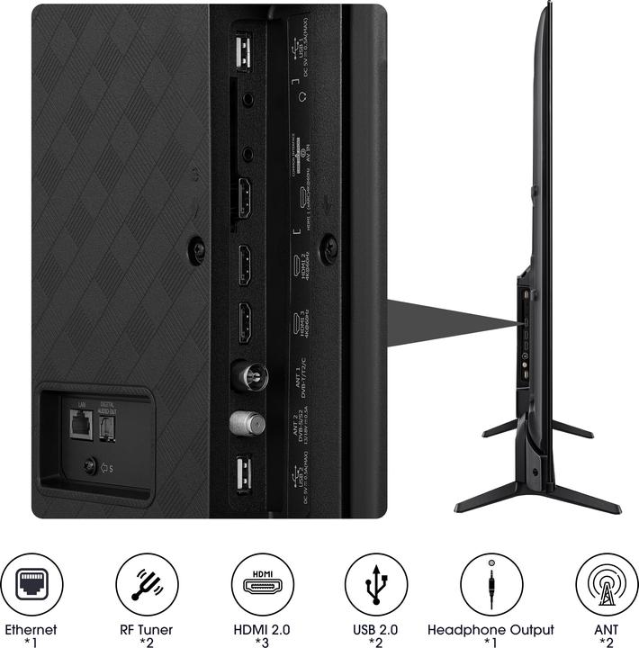 Produktbild Hisense TV 65A6K (65", LCD, 4K, 2023)