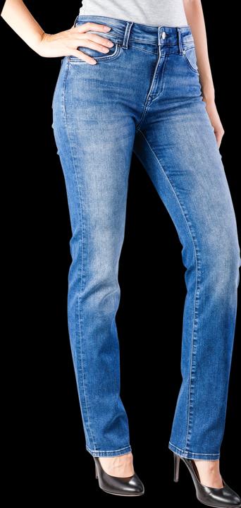 Actual product image Mavi Kendra Jeans Straight indigo blue sateen stretch (W31/L30)