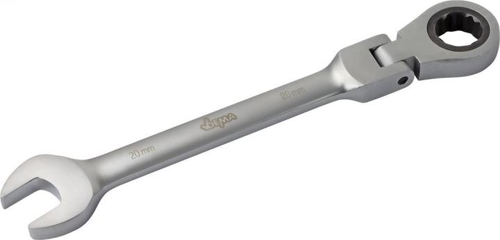 Dema Gelenk- Maul- Ring- Ratschenschlüssel Knarre Gelenk Ringmaulschlüssel 20 mm