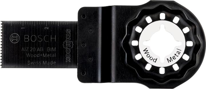 Image du produit Bosch Professional Zubehör Lame de scie plongeante BIM AIZ 20 AB, Wood and Metal, 30 x 20 mm, pack de 5