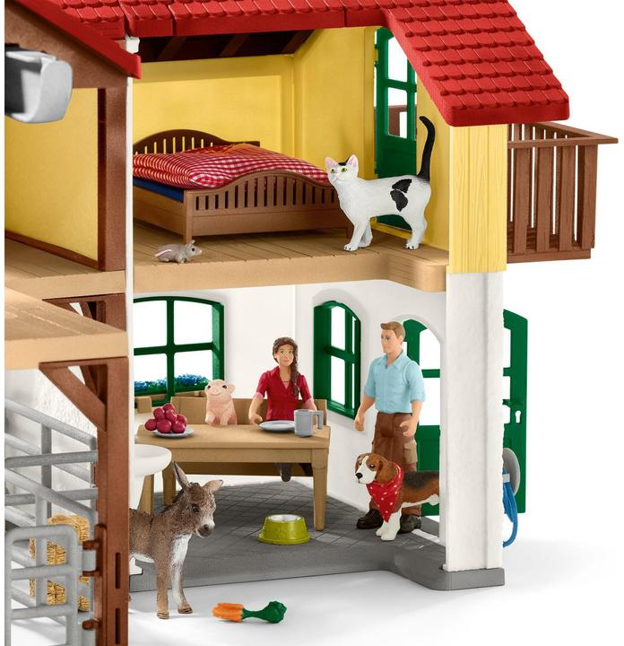 Actual product image Schleich Farmhouse with stable and animals
