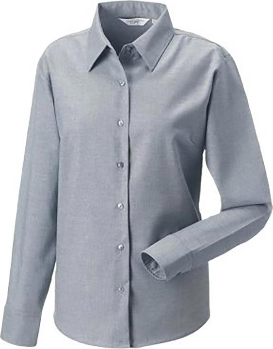 Actual product image Russell Collection Easy Care Oxford Blouse Long Sleeve (XL)
