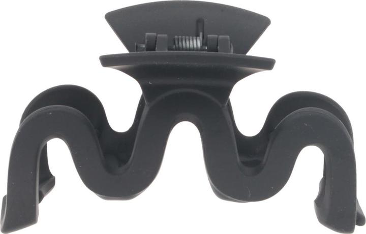 Actual product image Solida Hair clip black matt wavy