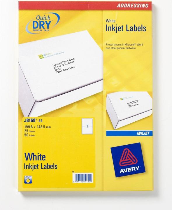 Immagine prodotto Avery Dennison Etichette con indirizzo