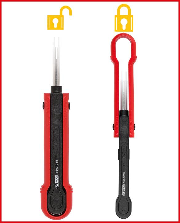 Actual product image KS Tools Unlocking tool for flat plug 2.8 mm (AMP Tyco JT, AMP Tyco JPT asy)
