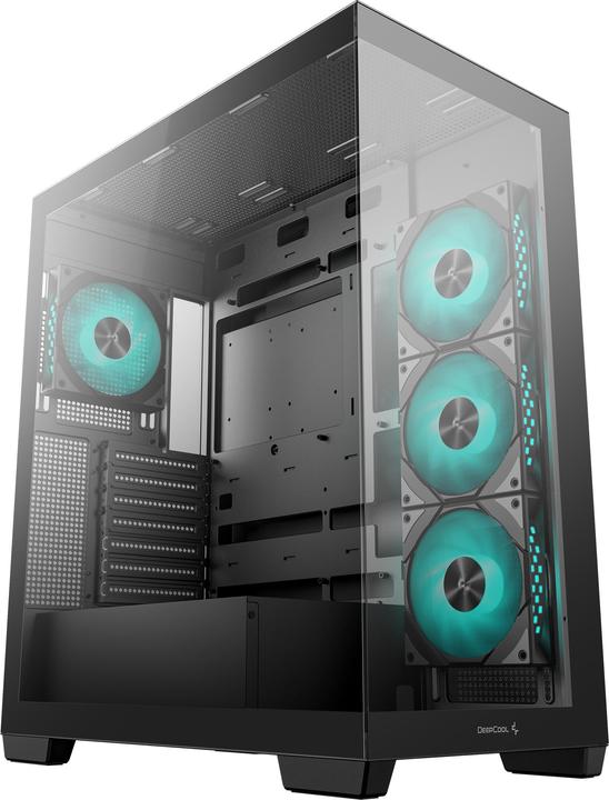 NoName CG580 4F (schwarz, Tempered Glass x 2) (ATX, mATX, ITX)