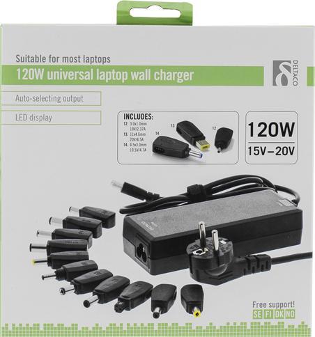 Immagine prodotto Deltaco Adattatore/inverter per interni SMP-120WD Nero (120 W)