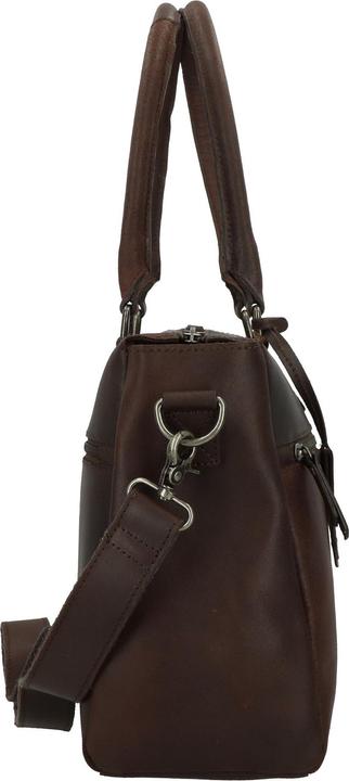 Actual product image Burkely On The Move Laptopbag 15,6 Zipper Inclusief Powerbank - aktetas - Bruin (17 l)