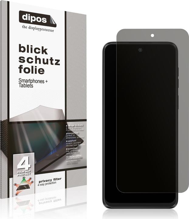 Actual product image Dipos Screen Protector 4-Way Privacy (1 Piece, Motorola Moto G14)