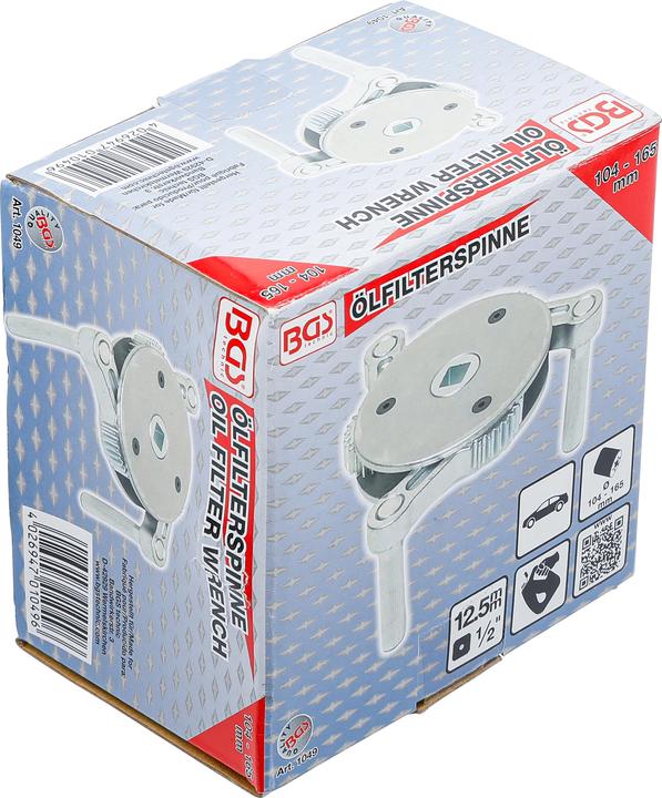 Produktbild BGS Ölfilterspinne, 3-armig für Ölfilter Ø 115 - 160 mm