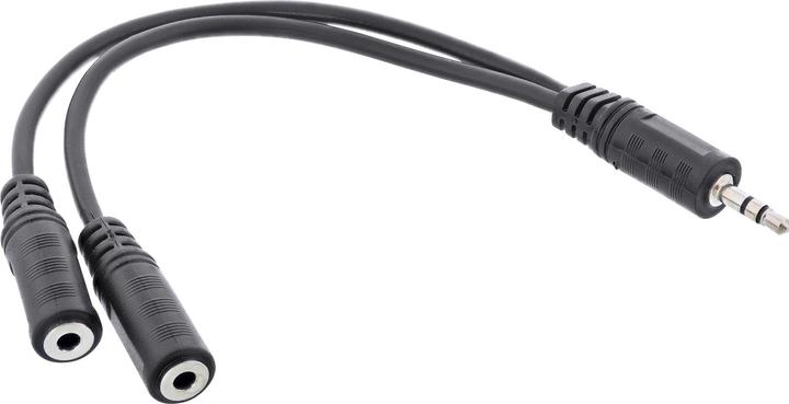 Produktbild InLine Y-Kabel 3,5 Klinke Stecker (0.20 m, 3.5mm Klinke (AUX))