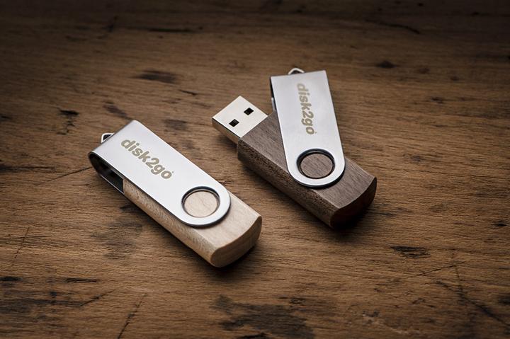Actual product image Disk2go Wood (64 GB, USB 3.0, USB-A)