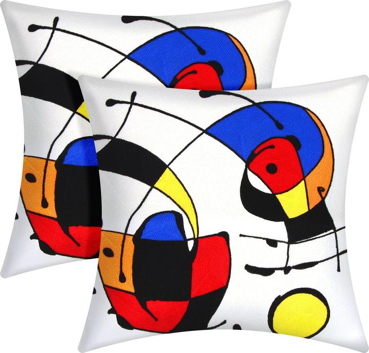 Immagine prodotto Avizar 2 Stk. Kissenbezüge Art Celesta (45 x 45 cm)