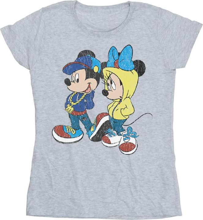 Immagine prodotto Disney Mickey And Minnie Mouse Pose Maglietta Donna (S)
