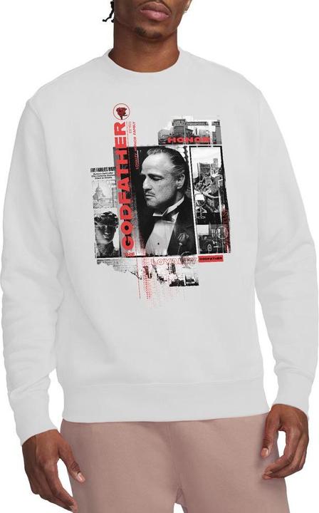 Actual product image The Godfather Unisex Adult Don Vito Corleone Collage Sweatshirt (S)