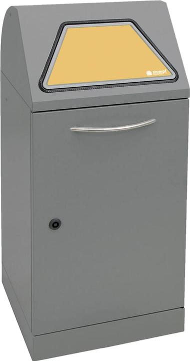Image du produit kaiserkraft Système de collecte des déchets recyclables, volet à commande manuelle (60 l)
