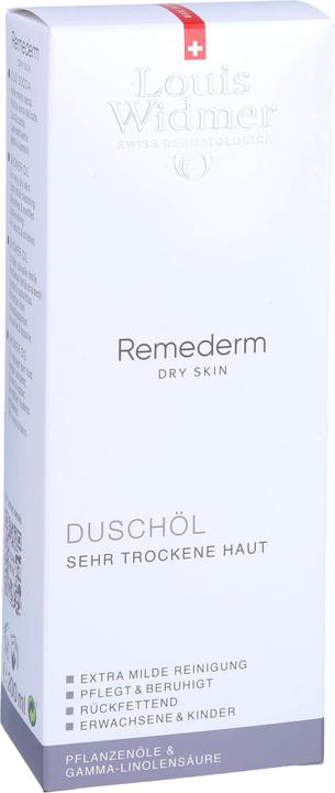 Actual product image Louis Widmer Widmer Remederm Shower Oil Lp, 200 ml OEL (200 ml)