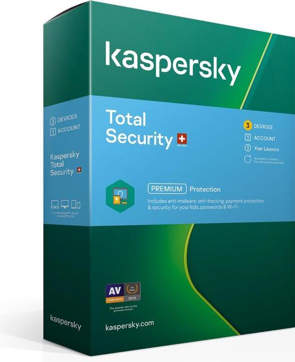 Kaspersky Total Security (3 User, 12 Monate)