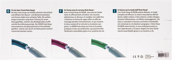 Actual product image Koor hula hoop (100 cm, 1500 g)