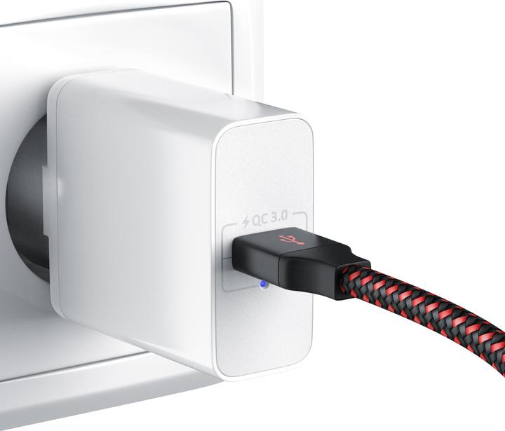 Immagine prodotto Aplic Caricatore USB 3000 mA, alimentatore con funzione di ricarica rapida, Quick Charge 3.0, Smart (18 W)