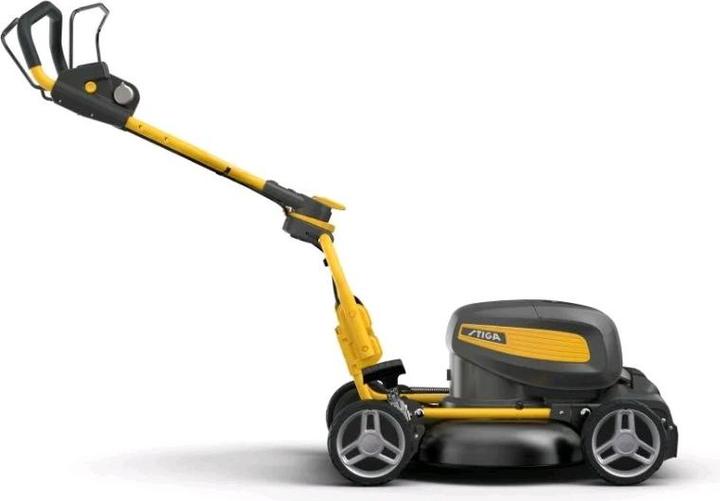 Actual product image Stiga Multiclip 747e V Kit AkkuRasenmäher48 V 2x 4 Ah (Rechargeable battery operated)