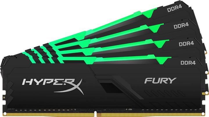 Actual product image HyperX Fury RGB (4 x 16GB, 3200 MHz, DDR4-RAM, DIMM)