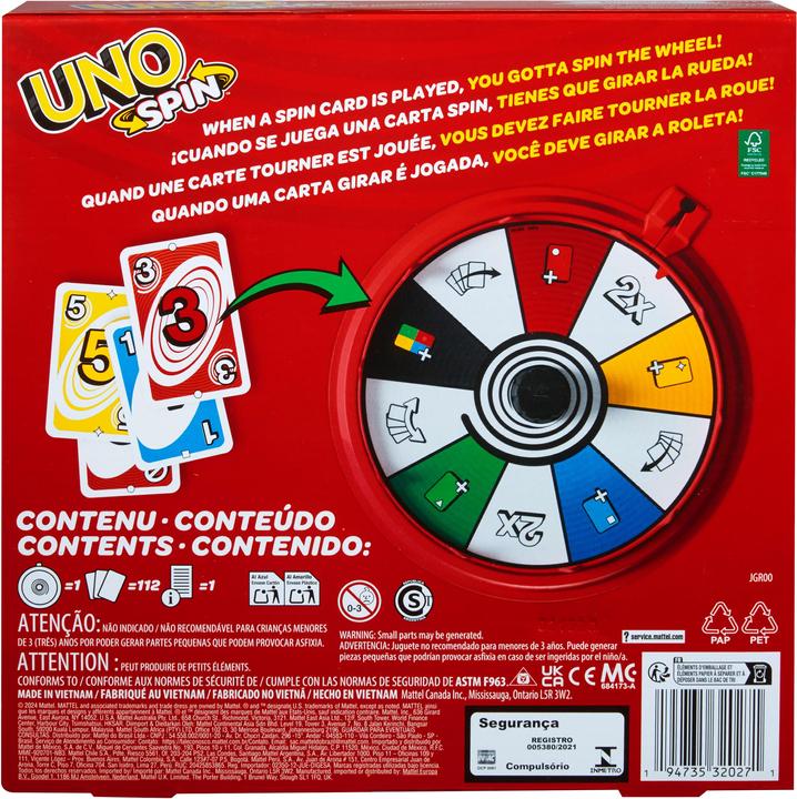 Produktbild Mattel Games UNO Spin (Deutsch)