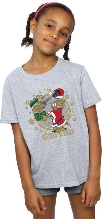 Immagine prodotto Tom & Jerry Christmas Surprise Maglietta Ragazze (152, 158)