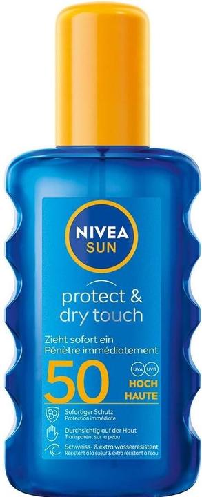 Produktbild NIVEA Protect & Dry Touch (Sonnenspray, SPF 50+, 240 ml)