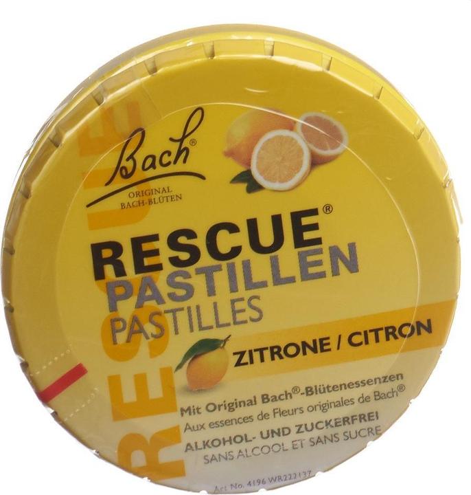 Bach Rescue Pastillen Zitrone (1 Stück, Dragee, 50 g)