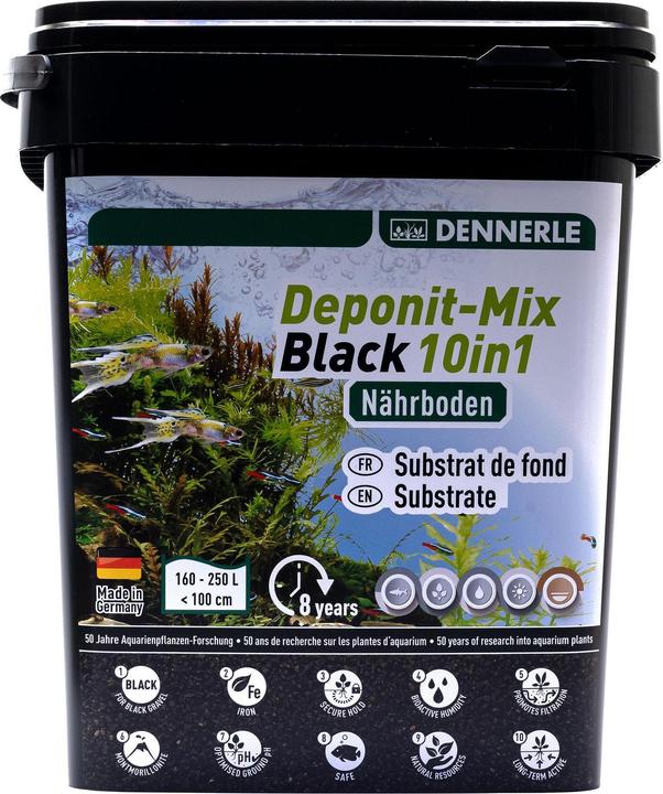 Actual product image Dennerle DeponitMix Black 10in1 (Aquarium plant care)