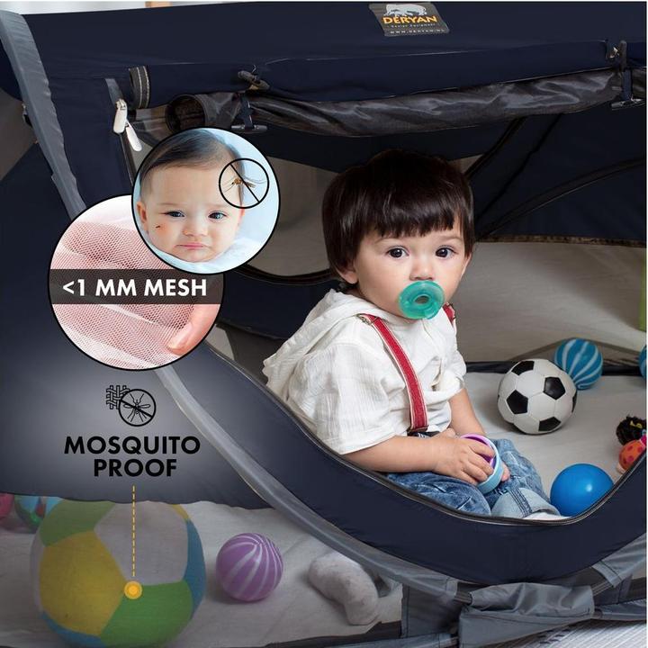 Actual product image Deryan Travel Cot and Play Tent Peuter Luxe