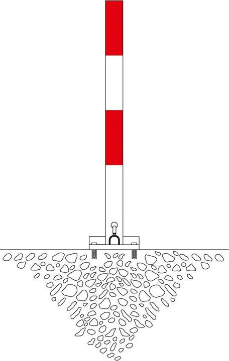 Produktbild Moravia Kipp-Pfosten SESAM-A 70x70 mm feuerverzinkt