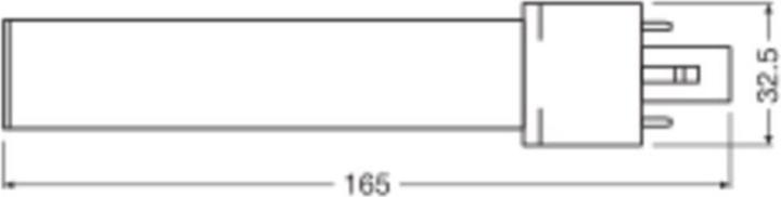 Actual product image Ledvance Dulux (G23, 4 W, 550 lm, 1 x, F)