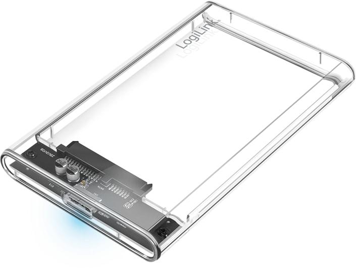 LogiLink Hard disk enclosure 2.5", HDD/SSD, USB 3.0, tool-free (2.5")