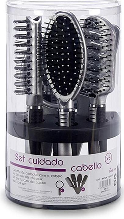 Immagine prodotto Berilo Set di pettini/spazzole in plastica viola (8 pezzi)