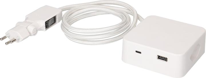 Image du produit Max Hauri Cube (3 x, Type 13, USB, USB-A, USB-C, 2 m)