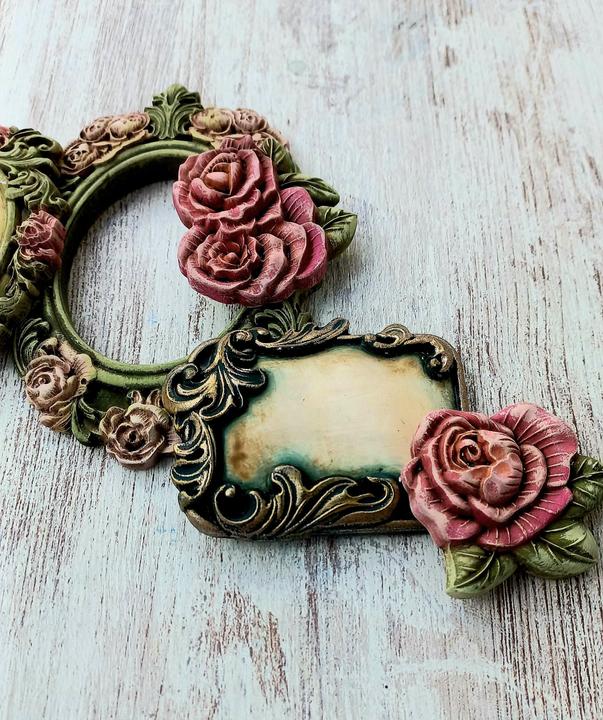 Produktbild Stamperia Giessform "Precious - Bilderrahmen Rosen"