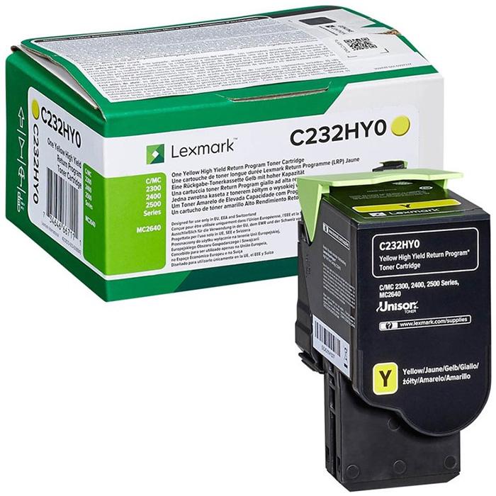 Image du produit Lexmark C232HY0 (Y)