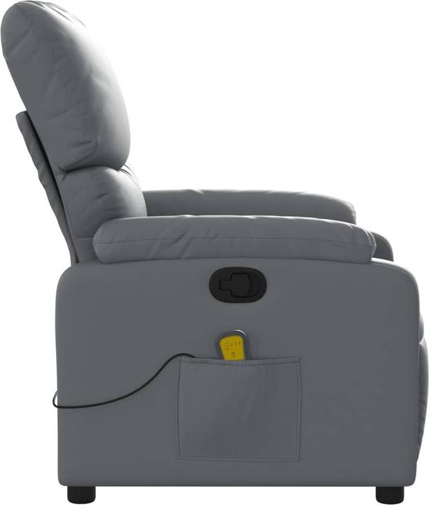 Produktbild VidaXL Massagesessel Grau Kunstleder,Farbe: Grau,Material