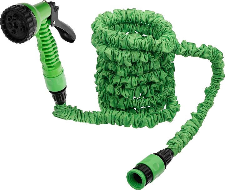 Actual product image BGS Water Hose Textile flexible with Garden Hand Shower with 7 Functions 3 - 10 m (10 m, 9.50 mm)