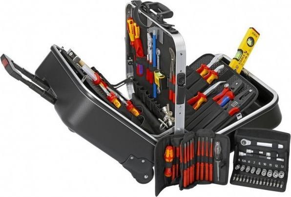 Produktbild Knipex Werkzeugkoffer BIG Twin Move Elektro (63 Teile)