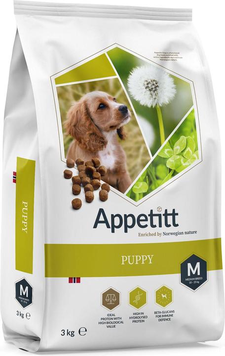 Actual product image Appetitt Puppy Medium Breed Chicken 3kg (Puppy + kitten, 1 pcs., 3000 g)