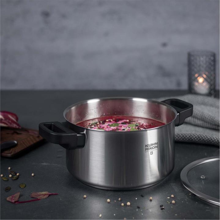 Image du produit Kuhn Rikon Locarno faitout 3.0 L · Ø 20 cm (20 cm, Casserole, Acier inoxydable)